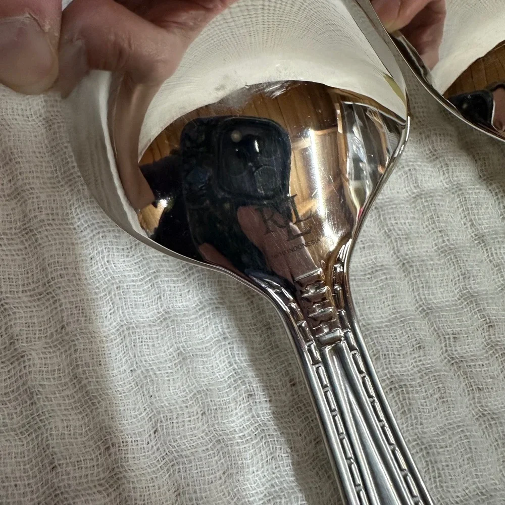 Lauren Ralph Lauren 4 Pc. Hostess Set Sinclair Stainless Steel